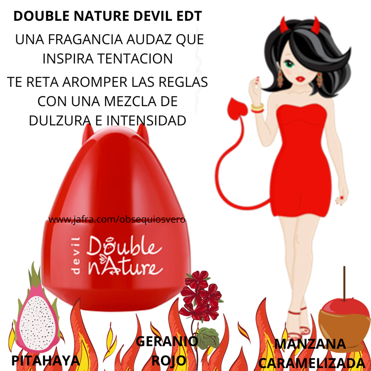 DOUBLE NATURE DEVIL EAU DE TOILETTE JAFRA